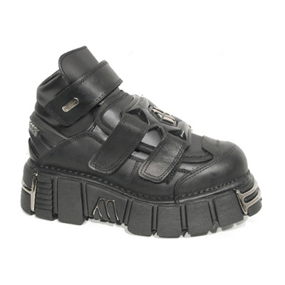 New Rock - M285S1 Lage schoenen - Zwart/Zilverkleurig Product image